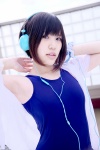blouse headphones minatsuki_naru swimsuit wristband rating:Safe score:0 user:pixymisa