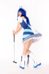 arin beret blue_hair boots cosplay dress golf_club namada pangya rating:Safe score:1 user:nil!