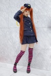 cosplay orange_hair police_uniform policewoman saki_kano so striped thighhighs zone-00 rating:Safe score:1 user:Log