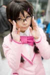 blazer blouse cosplay glasses hair_clips kakko-kawaii_sengen! kao-chan school_uniform suu twin_braids rating:Safe score:1 user:xkaras