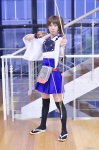 black_legwear bow breastplate cosplay kaga_(kantai_collection) kantai_collection kimono mashiroi_shizuya pleated_skirt side_ponytail skirt thighhighs zettai_ryouiki rating:Safe score:0 user:nil!