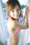 bikini_top nagasaki_rina shorts striped swimsuit rating:Safe score:0 user:nil!
