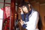 akemi_homura blouse cosplay hairband hanamura_misaki puella_magi_madoka_magica rating:Safe score:0 user:nil!