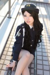armband blazer blouse cap cosplay hana_(ii) miniskirt police_uniform policewoman ran_(zone-00) skirt tie zone-00 rating:Safe score:1 user:pixymisa