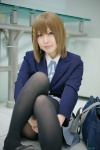 black_legwear blazer blouse bookbag cosplay hair_clips hirasawa_yui k-on! narihara_riku pantyhose pleated_skirt school_uniform skirt rating:Safe score:4 user:nil!