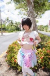 cleavage iiniku_ushijima miniskirt open_clothes pasties see-through skirt thighhighs tshirt rating:Safe score:7 user:nil!