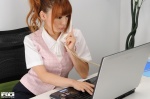 blouse fujisaki_yue miniskirt ponytail rq-star_408 skirt vest rating:Safe score:0 user:nil!