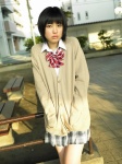 arai_moe blouse cardigan pleated_skirt school_uniform skirt wanibooks_74 rating:Safe score:0 user:nil!