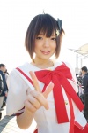 ahoge cosplay hairbow hoshizora_no_memoria minohoshi_asuho namada pleated_skirt sailor_uniform school_uniform skirt rating:Safe score:0 user:nil!