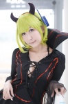 blonde_hair chii cleavage cosplay dress headset horns tagme_character tagme_series rating:Safe score:0 user:nil!