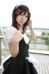 apron blouse bows corset cosplay hairband hair_clips katou_mari maid maid_uniform original skirt rating:Safe score:0 user:pixymisa