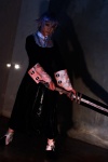 cosplay crona purple_eyes purple_hair robe soul_eater sword yuyu_kaname rating:Safe score:1 user:pixymisa