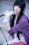 akiyama_mio belt cosplay dress gloves hoodie k-on! microphone mito pantyhose rating:Safe score:2 user:xkaras