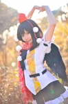 amatsuka_miyu blouse cosplay pleated_skirt scarf shameimaru_aya skirt tokin_hat touhou wings rating:Safe score:0 user:nil!