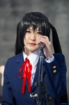 blazer blouse cosplay k-on! microphone nakano_azusa narimiya ribbon_tie school_uniform twintails rating:Safe score:0 user:pixymisa