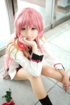 cosplay pantyhose pink_hair revolutionary_girl_utena saya tenjou_utena uniform rating:Safe score:1 user:nil!
