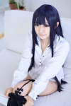 blouse cosplay garter_straps inu_boku_secret_service maika panties shirakiin_ririchiyo thighhighs rating:Safe score:2 user:pixymisa