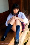 blouse kneesocks pleated_skirt school_uniform skirt toyama_suzune rating:Safe score:1 user:nil!