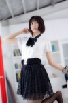 blouse michiko miniskirt pantyhose skirt rating:Safe score:1 user:nil!