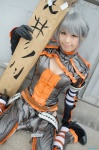 chaps cosplay gloves jacket monster_hunter silver_hair tagme_character thighhighs yata rating:Safe score:0 user:nil!