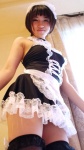 apron dress hairband maid maid_uniform sayaka thighhighs zettai_ryouiki rating:Safe score:3 user:nil!