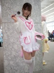 apron blouse cosplay pantyhose sheer_legwear thighhighs white_legwear yuu_(ii) zettai_ryouiki rating:Safe score:0 user:pixymisa
