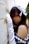 apron ayami bows elbow_gloves gloves maid maid_uniform ribbons rating:Safe score:0 user:msgundam2