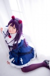 blouse cosplay gokou_ruri hairband mashiro_yuki miniskirt ore_no_imouto_ga_konna_ni_kawaii_wake_ga_nai pantyhose purple_hair purple_legwear shawl skirt rating:Safe score:0 user:nil!