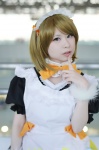 apron cosplay dress hairbow koizumi_hanayo love_live!_school_idol_project maid maid_uniform sakiko rating:Safe score:0 user:nil!