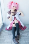 aisu cosplay kneesocks pink_hair pleated_skirt school_uniform skirt twintails yoshikawa_chinatsu yuruyuri rating:Safe score:2 user:pixymisa