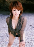 beach bikini blouse cleavage iwasa_mayuko see-through swimsuit rating:Safe score:1 user:nil!