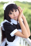 akiyama_mio apron cosplay dress hairband k-on! maid maid_uniform necoco rating:Safe score:2 user:nil!