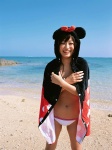 animal_ears beach bikini kudo_risa ocean smile_and_sexy swimsuit towel wanibooks_20 wet rating:Safe score:1 user:nil!