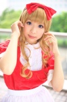 alice_(alice_sos) alice_sos apron blonde_hair blouse cosplay hairbow jumper zero_inch rating:Safe score:0 user:nil!