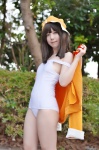 bakemonogatari cosplay jacket newsboy_cap reco school_swimsuit sengoku_nadeko swimsuit rating:Safe score:1 user:nil!