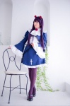 blouse cosplay gokou_ruri hairband mashiro_yuki miniskirt ore_no_imouto_ga_konna_ni_kawaii_wake_ga_nai pantyhose purple_hair purple_legwear shawl skirt rating:Safe score:0 user:nil!