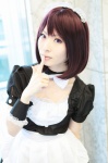 apron ayase choker cosplay dress hairband maid maid_uniform original rating:Safe score:1 user:nil!
