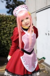 apron broom cosplay diebuster maid maid_uniform namada nono pink_hair rating:Safe score:0 user:nil!