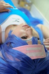 blue_hair bodysuit buyara cosplay hair_ribbons headband klan_klein macross macross_frontier twintails rating:Safe score:0 user:nil!