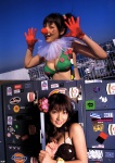 bikini_top bra clown_nose collar costume flowers kumada_youko lockers swimsuit rating:Safe score:0 user:nil!