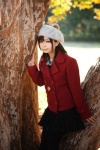 beret coat miniskirt pantyhose scarf skirt suu rating:Safe score:0 user:nil!