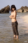 beach cleavage haruna_hana jeans miss_actress_107 ocean topless wet rating:Questionable score:1 user:nil!