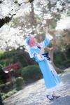 atsuki cosplay dress fan hat pink_hair saigyouji_yuyuko socks suite_memory touhou rating:Safe score:0 user:nil!