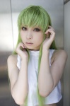 cc code_geass cosplay croptop green_hair kanda_midori rating:Safe score:1 user:xkaras