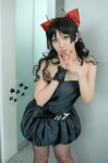 akiyama_mio alime antenna cosplay dress hairbow k-on! pantyhose wings rating:Safe score:0 user:nil!