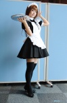 apron costume maid maid_uniform rio_minase serving_tray thighhighs rating:Safe score:0 user:nil!