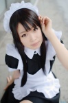 akiyama_mio apron cosplay dress hairband kii_anzu k-on! maid maid_uniform pantyhose rating:Safe score:0 user:nil!