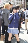 akiyama_mio blazer blouse cosplay kneesocks k-on! onagi_mayu pleated_skirt school_uniform skirt rating:Safe score:0 user:nil!