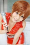 aihara_sakuto cleavage cosplay croptop meiko microphone miniskirt orange_hair skirt vest vocaloid rating:Safe score:1 user:nil!