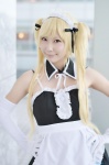 apron blonde_hair cosplay dress elbow_gloves gloves hairband kei kore_ga_watashi_no_goshujin-sama maid maid_uniform sawatari_mitsuki twintails rating:Safe score:1 user:nil!